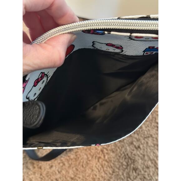 Sanrio Bags Hello Kitty Sanrio Fab Starpoint NY White Tote Bag Purse 8.5”x9” - Picture 4 of 7